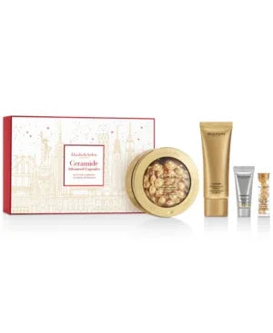 Elizabeth Arden Ceramide Gift Set 60 Capsules Advanced Ceramide Serum + 7 Capsules Advanced Ceramide Eye Serum + 50ml Ceramide Purifying Cream Cleanser + 5ml Superstar Booster
