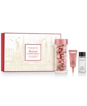 Elizabeth Arden Ceramide Gift Set 60 Capsules Retinol Ceramide Serum + 10ml Ceramide Micro Capsules Essence + 5ml Retinol Ceramide Eye Cream