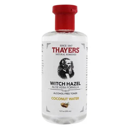 Thayers Witch Hazel Aloe Vera Formula Facial Toner 355ml - Alcohol Free/Coconut Water