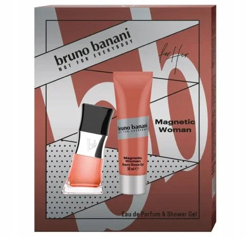 Bruno Banani Magnetic Woman Gift Set 30ml EDP + 50ml Shower Gel