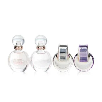 Bvlgari Miniatures Gift Set 4 x 5ml (Rose Goldea, Omnia Crystalline, Omnia Amethyste)