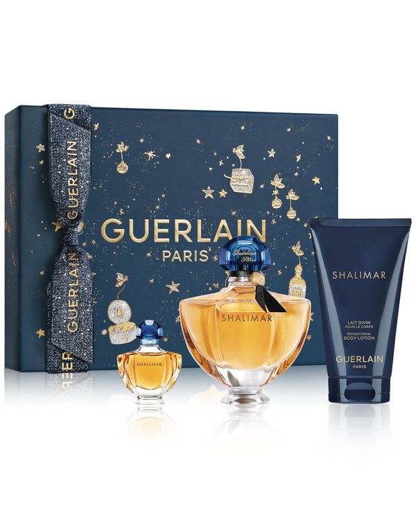 Guerlain Shalimar Gift Set EDP + Body Lotion + EDP