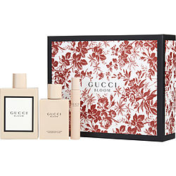 Gucci Bloom Gift Set 100ml EDP + 100ml Body Lotion + 10ml EDP for Women