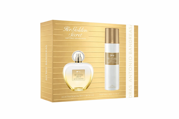 Antonio Banderas Her Golden Secret Gift Set for Women