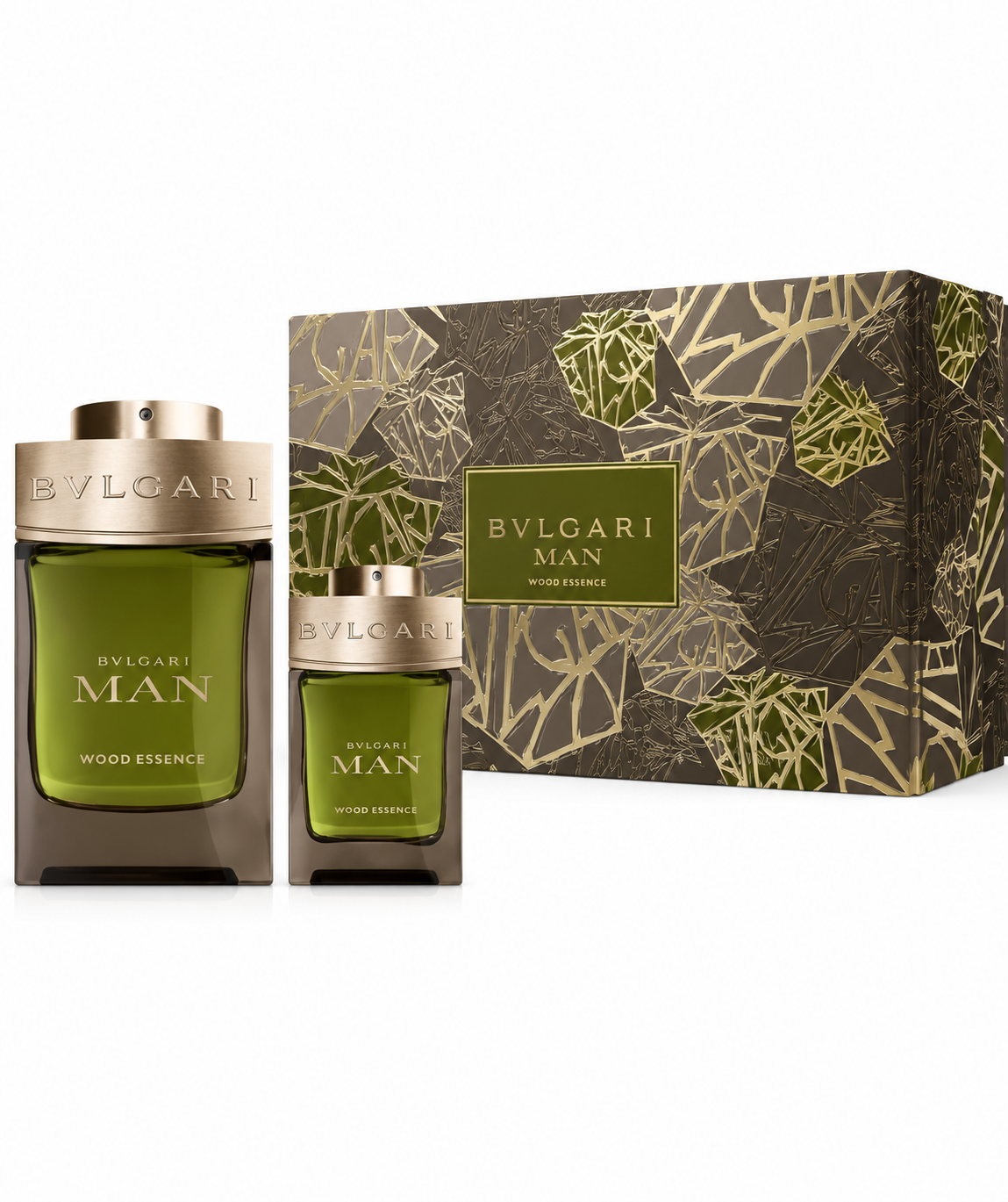 Bvlgari Man Wood Essence Gift Set EDP + Travel Spray