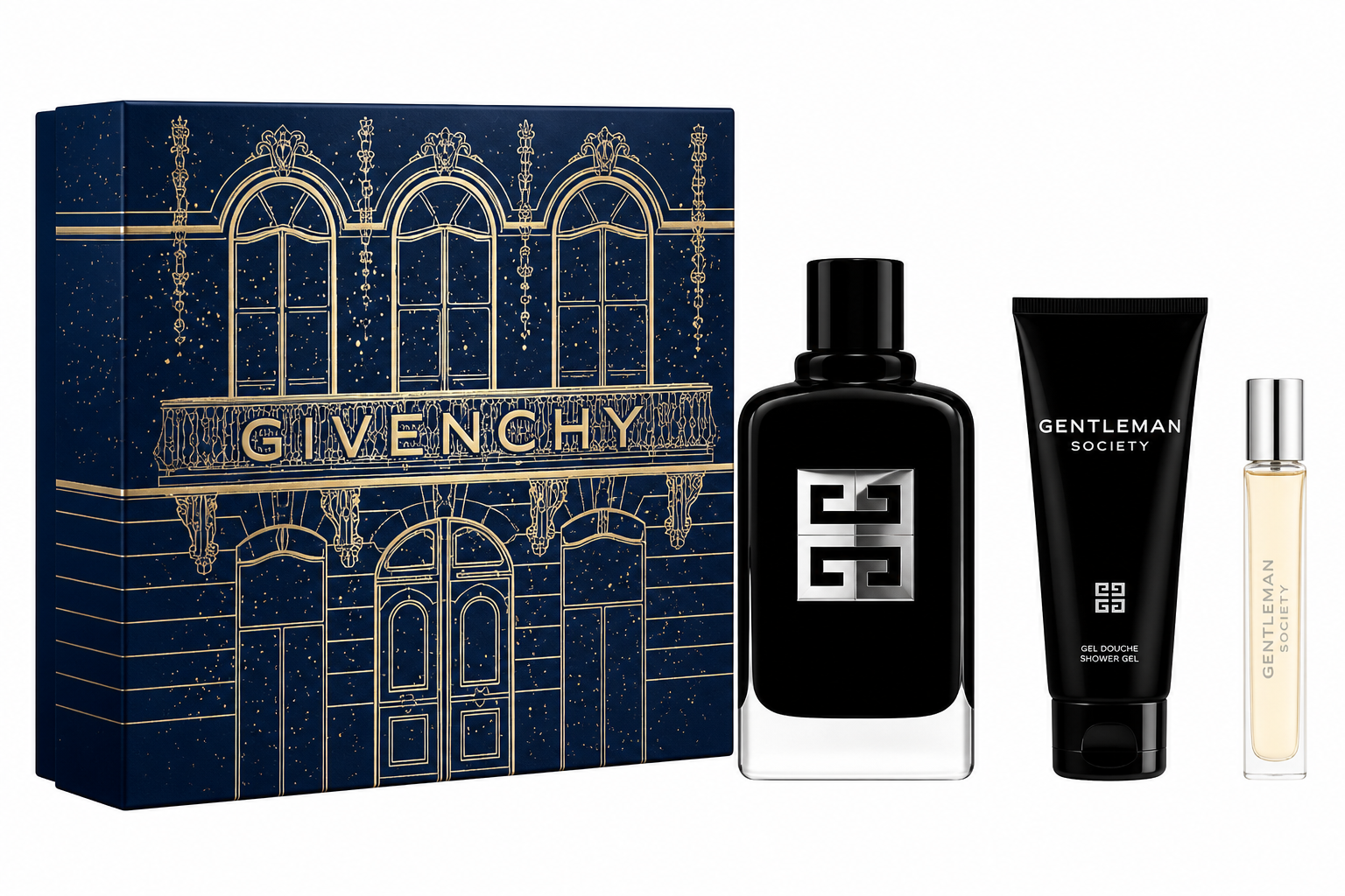 Givenchy Gentleman Society Gift Set EDP + EDP + Shower Gel