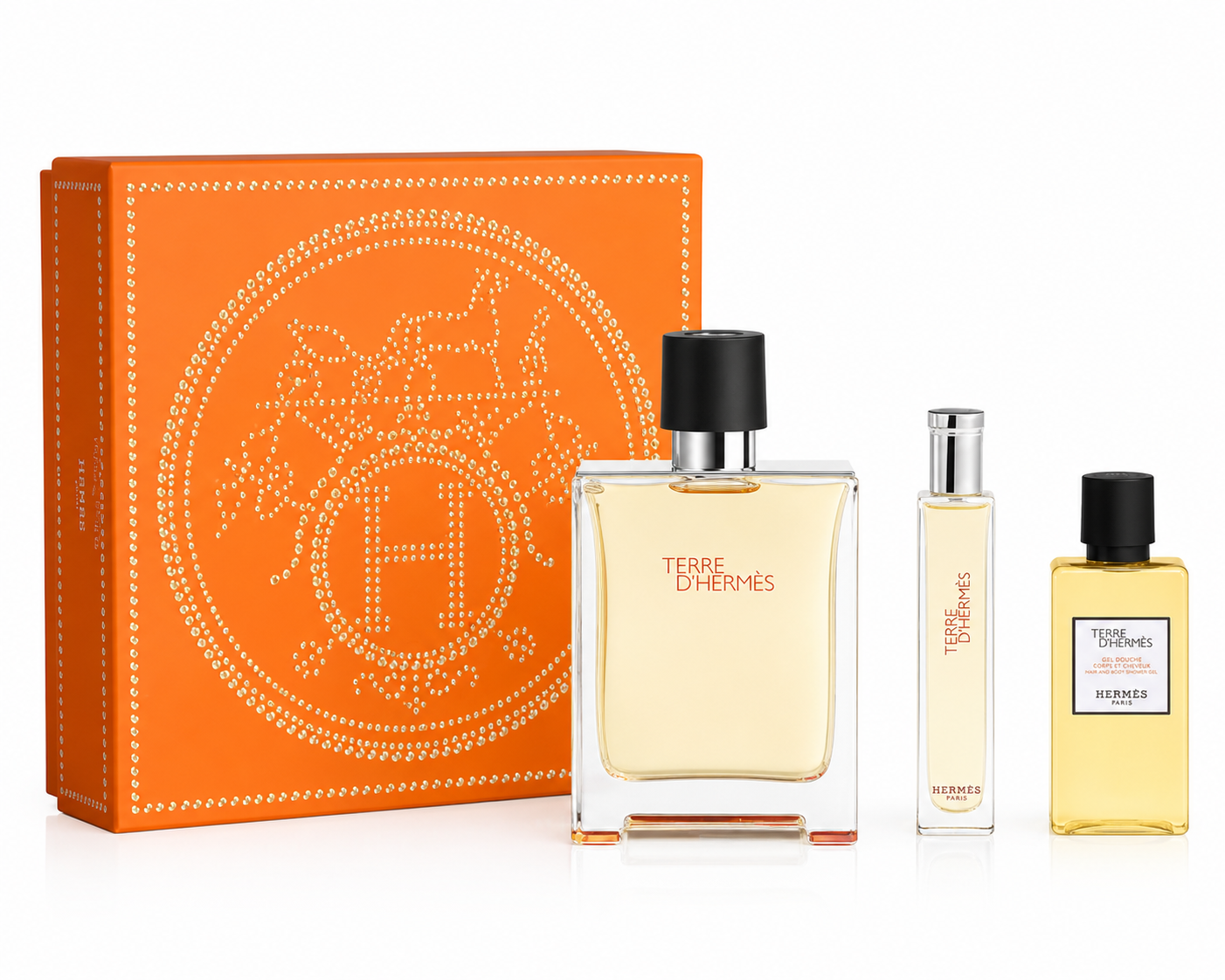 Hermès Terre d'Hermès Gift Set EDT 100ml + 15ml + Shower Gel 40ml